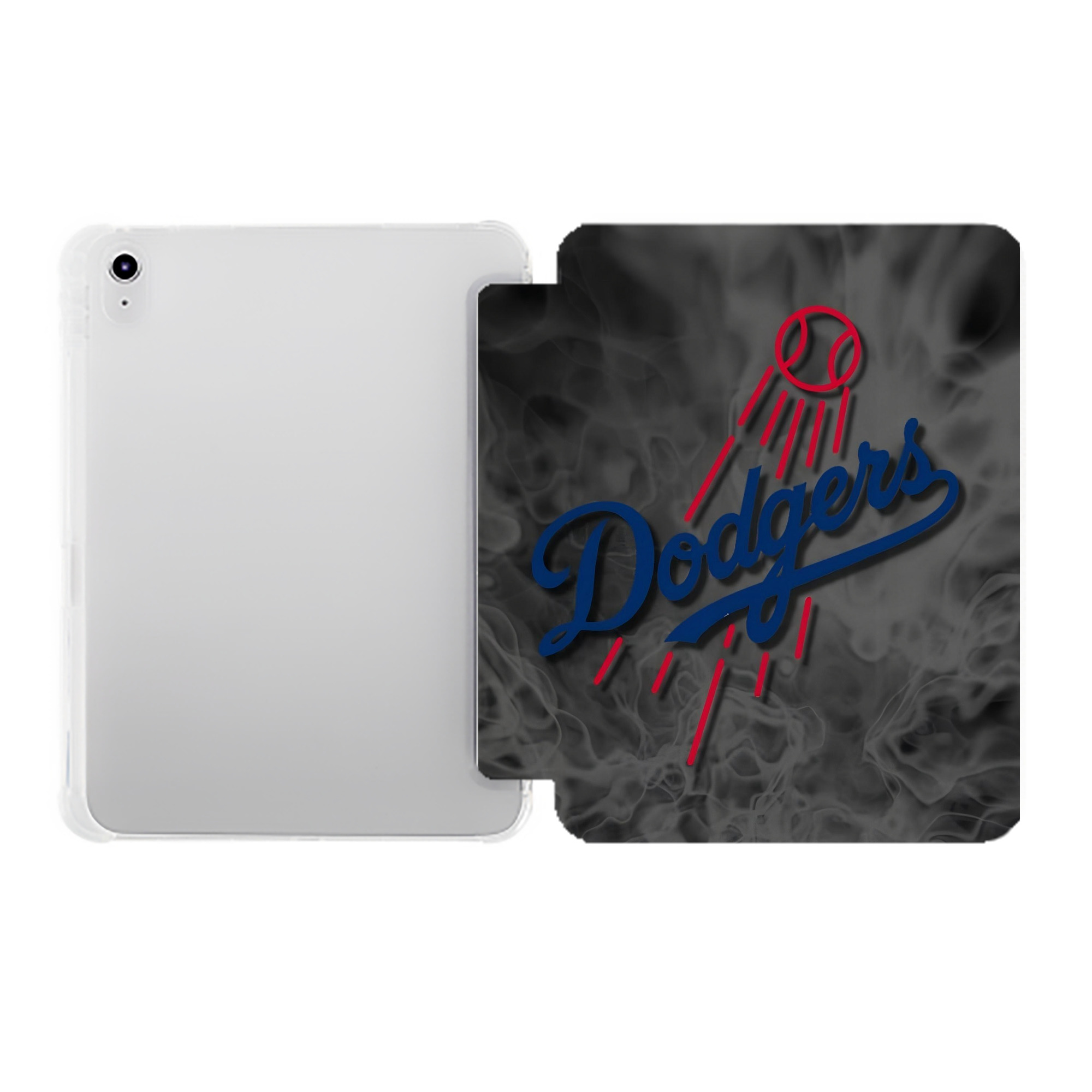  Premium Tri-Fold PU Leather & Silicone IPad Case With Pencil Slot – Fits 9.5,10.5,10.9 – Adjustable Stand, Slim, Protective